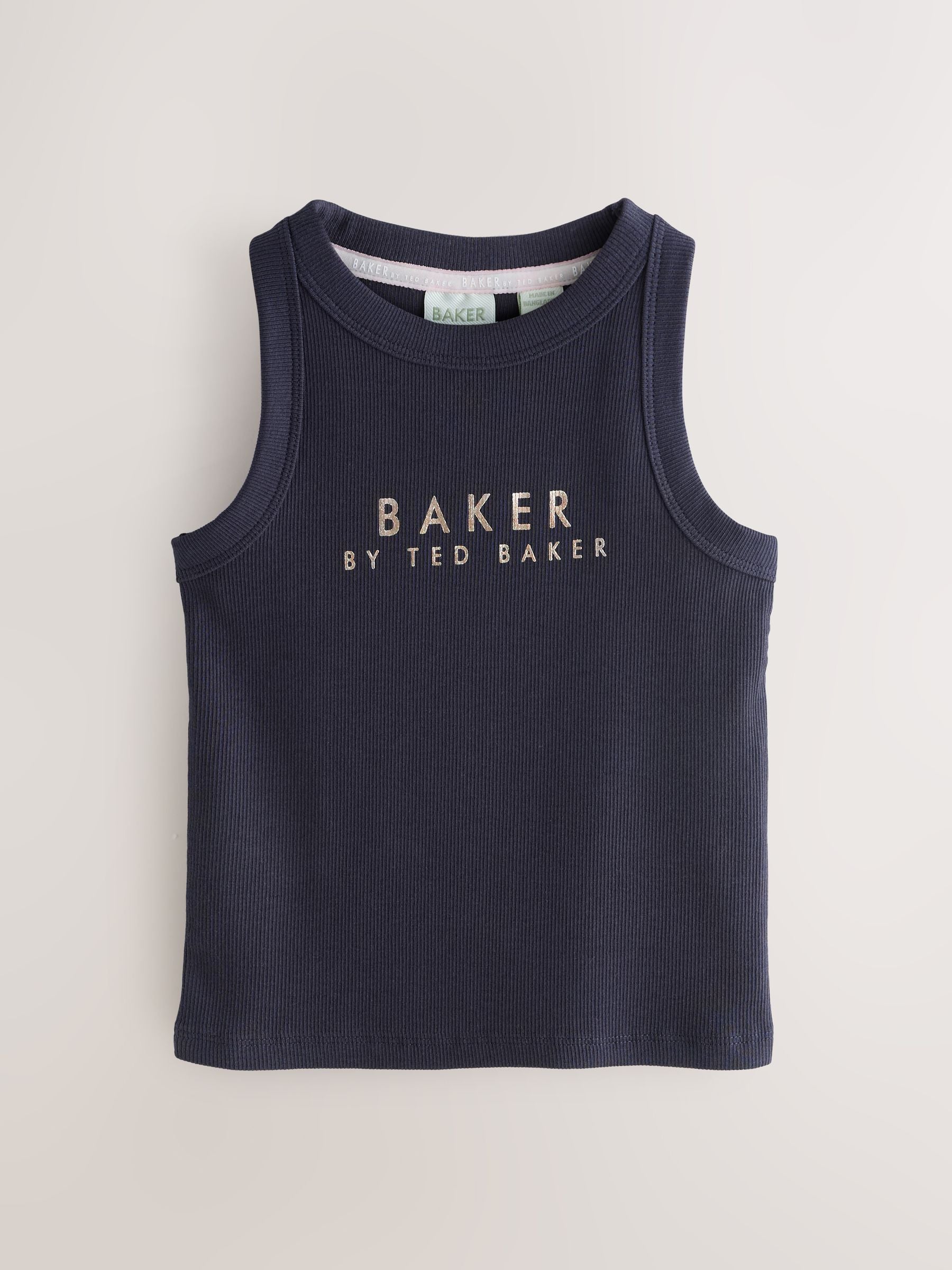 Baker by Ted Baker 3 Pack Ribbed Racer Vests