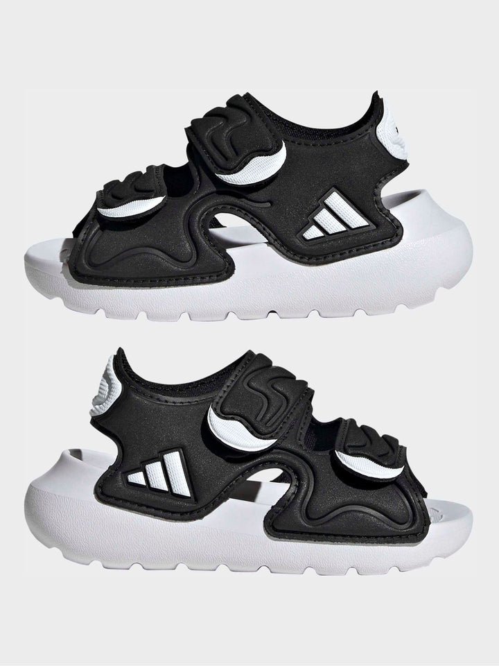 adidas Black AltaSwim 3 Infant Sandals