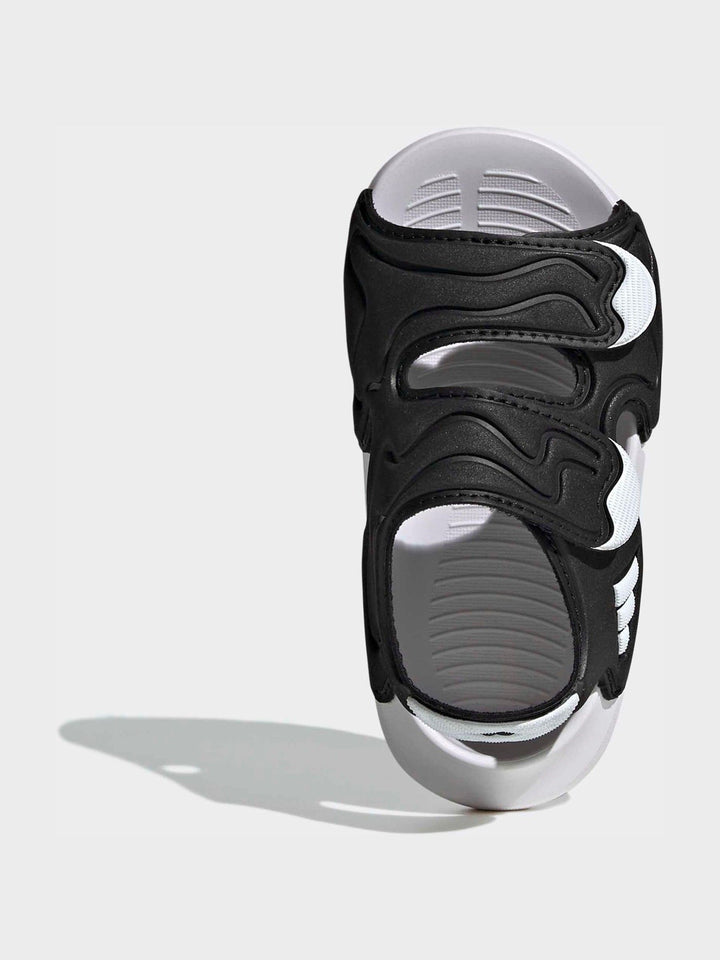 adidas Black AltaSwim 3 Infant Sandals