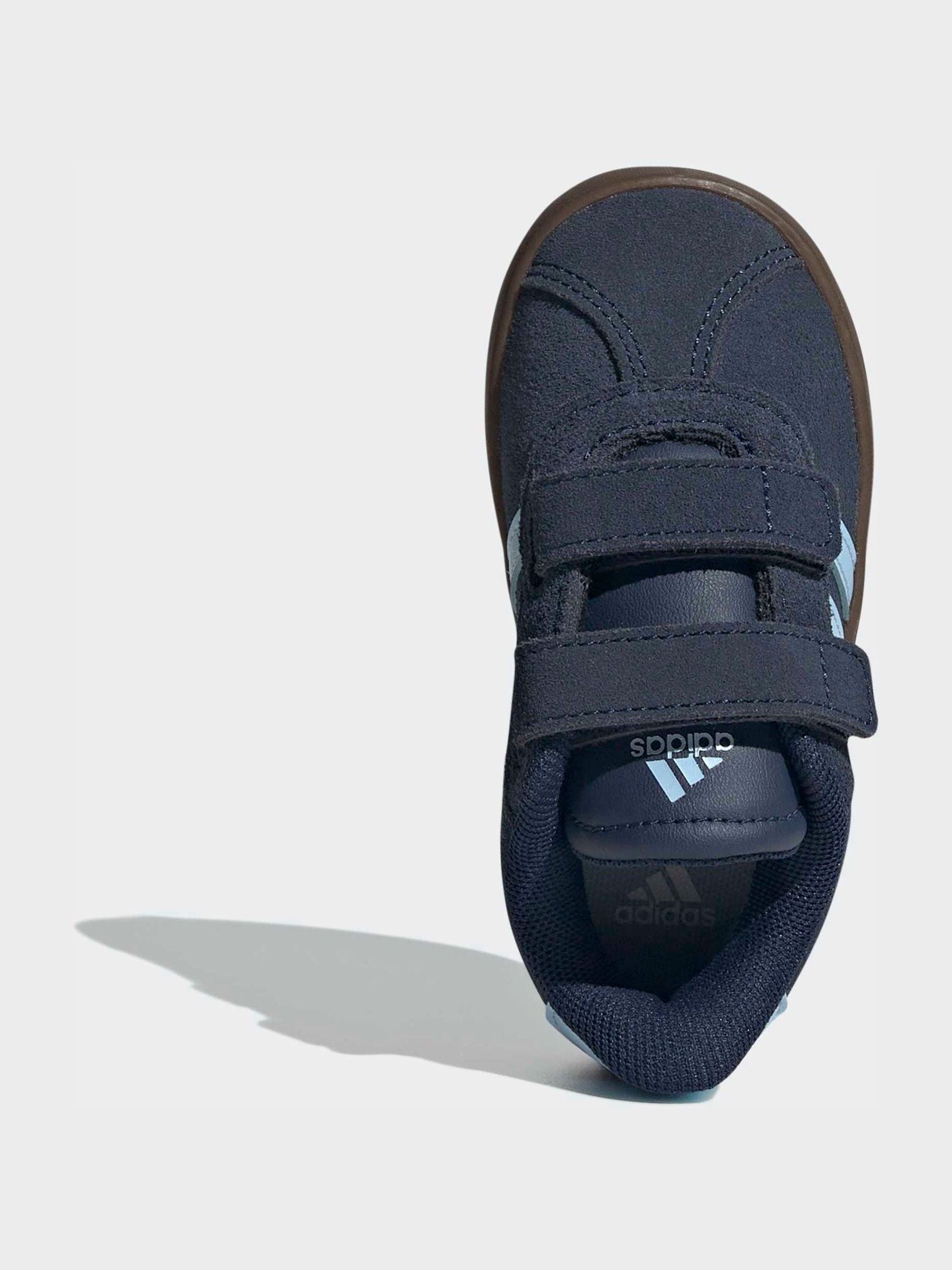 adidas Navy Blue VL Court 3.0 Hook and Loop Infant Trainers