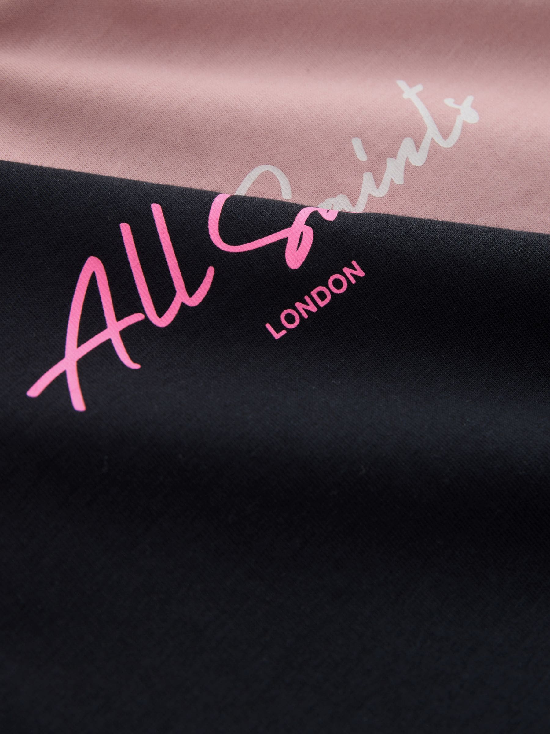 smALLSAINTS Pink/Black Script Logo Crew Neck Relaxed T-Shirts 3 Pack