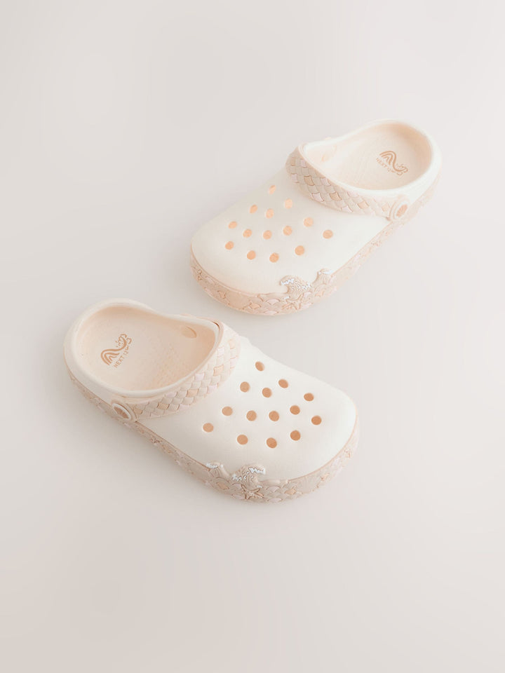 Cream Light Up Clogs