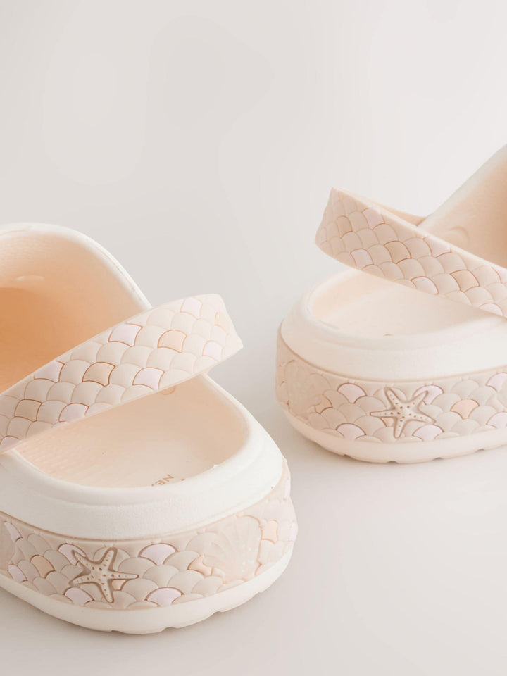 Cream Light Up Clogs