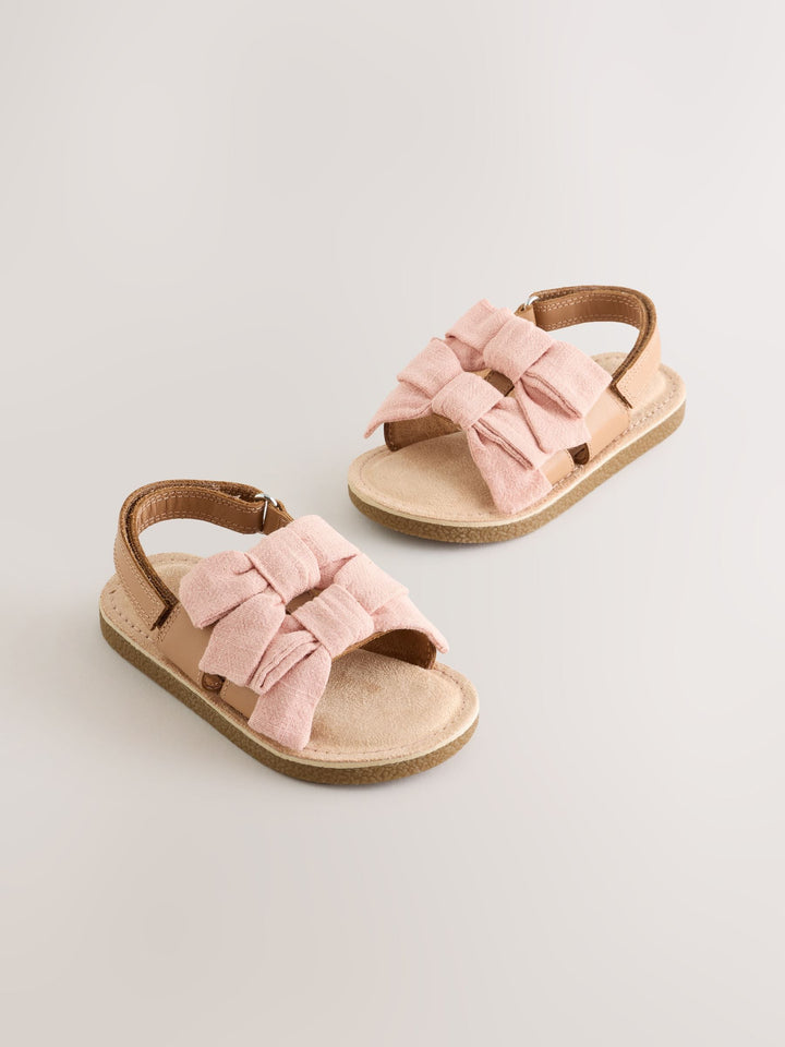 Pink Bow Sandals