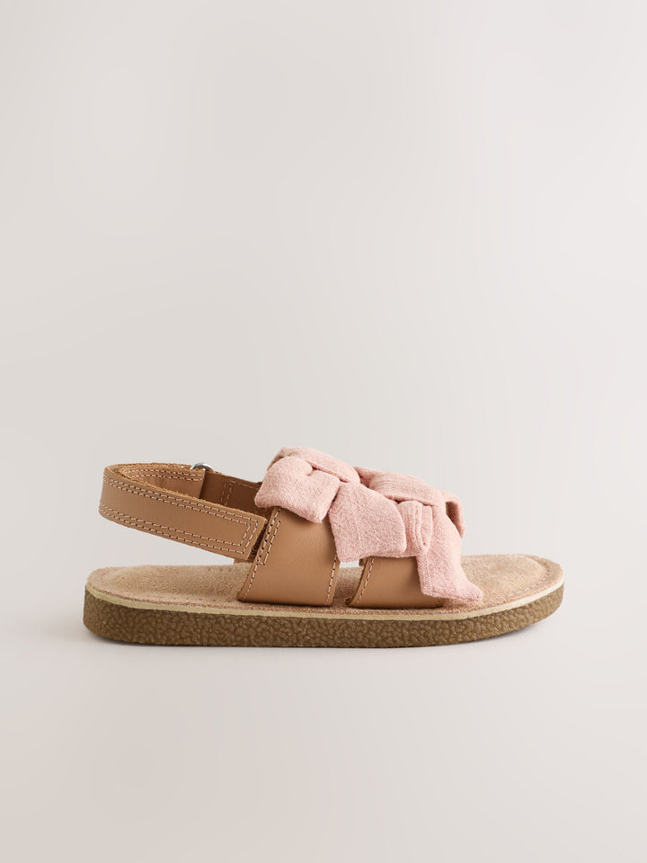 Pink Bow Sandals