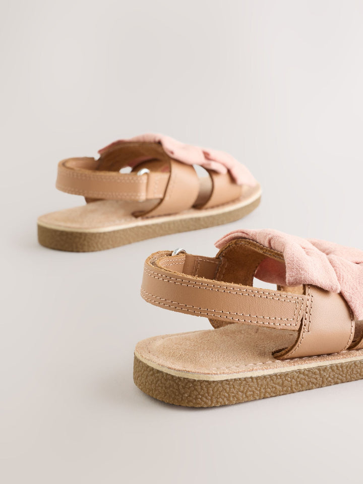Pink Bow Sandals