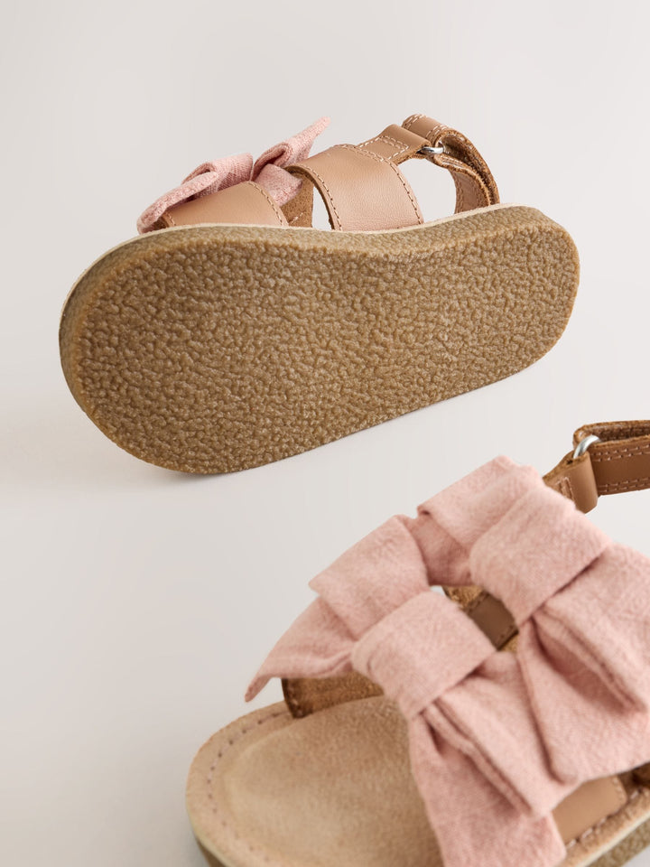 Pink Bow Sandals