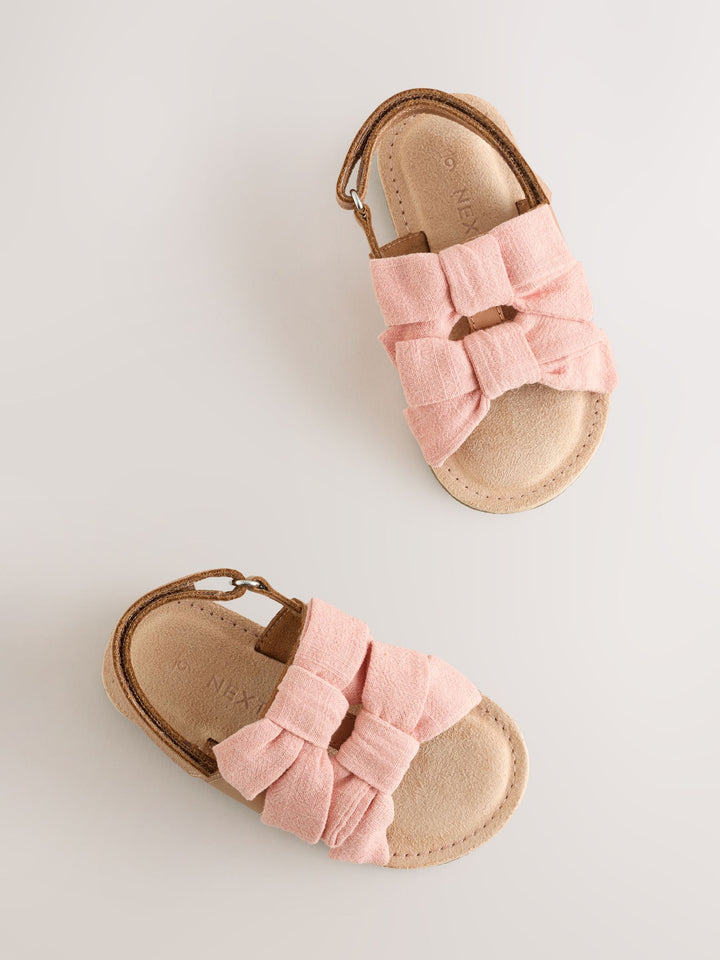 Pink Bow Sandals