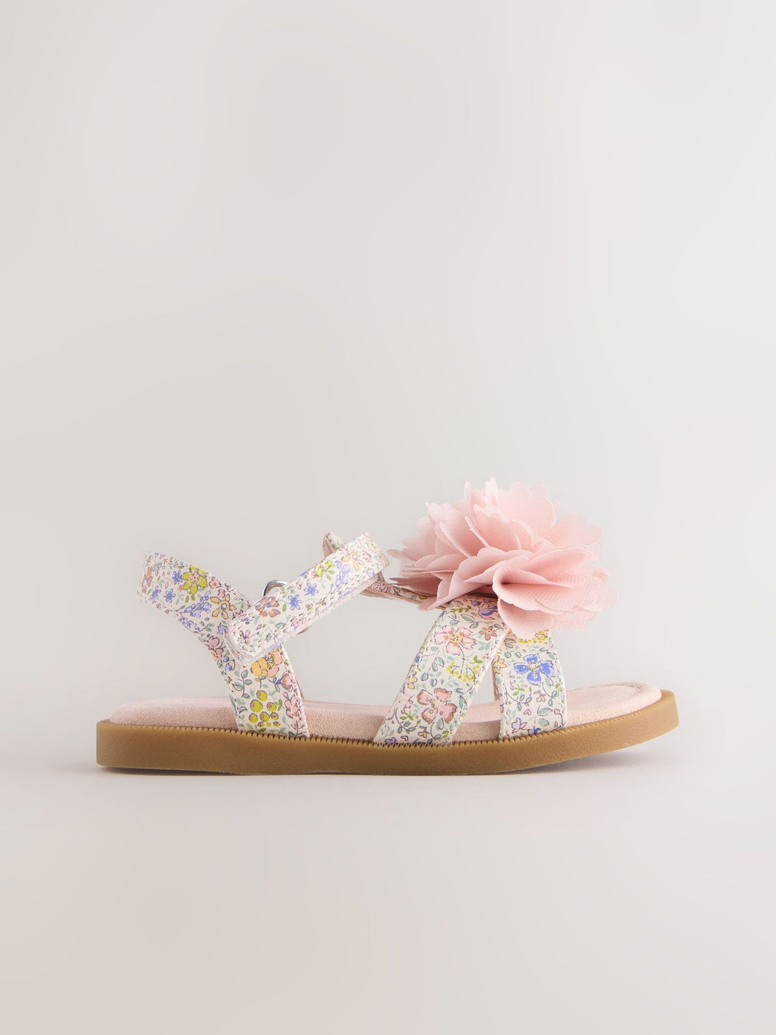 Pink Flower Corsage Sandals
