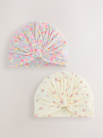 Pink Baby Turbans 3 Pack (0-18mths)