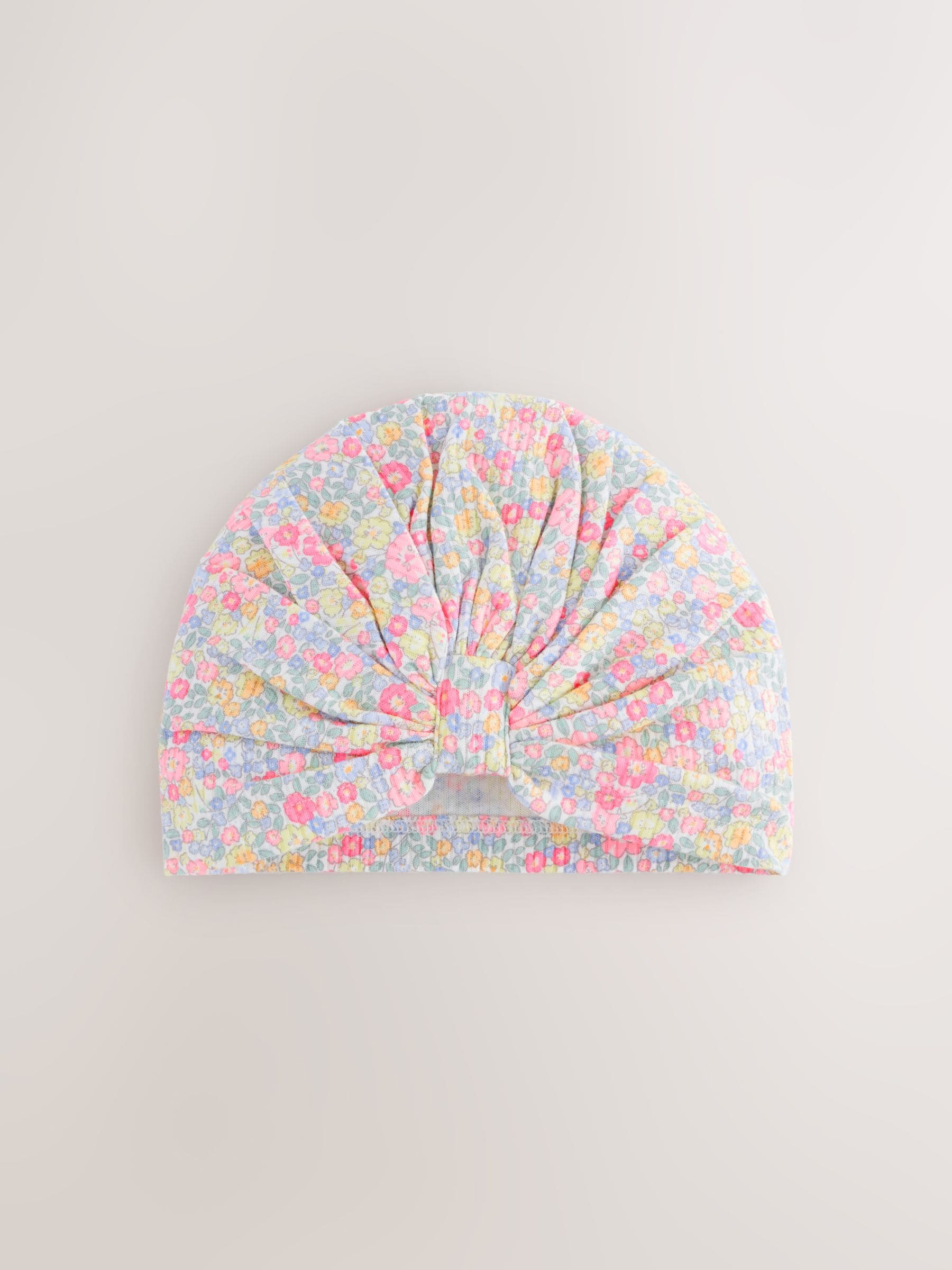 Pink Baby Turbans 3 Pack (0-18mths)