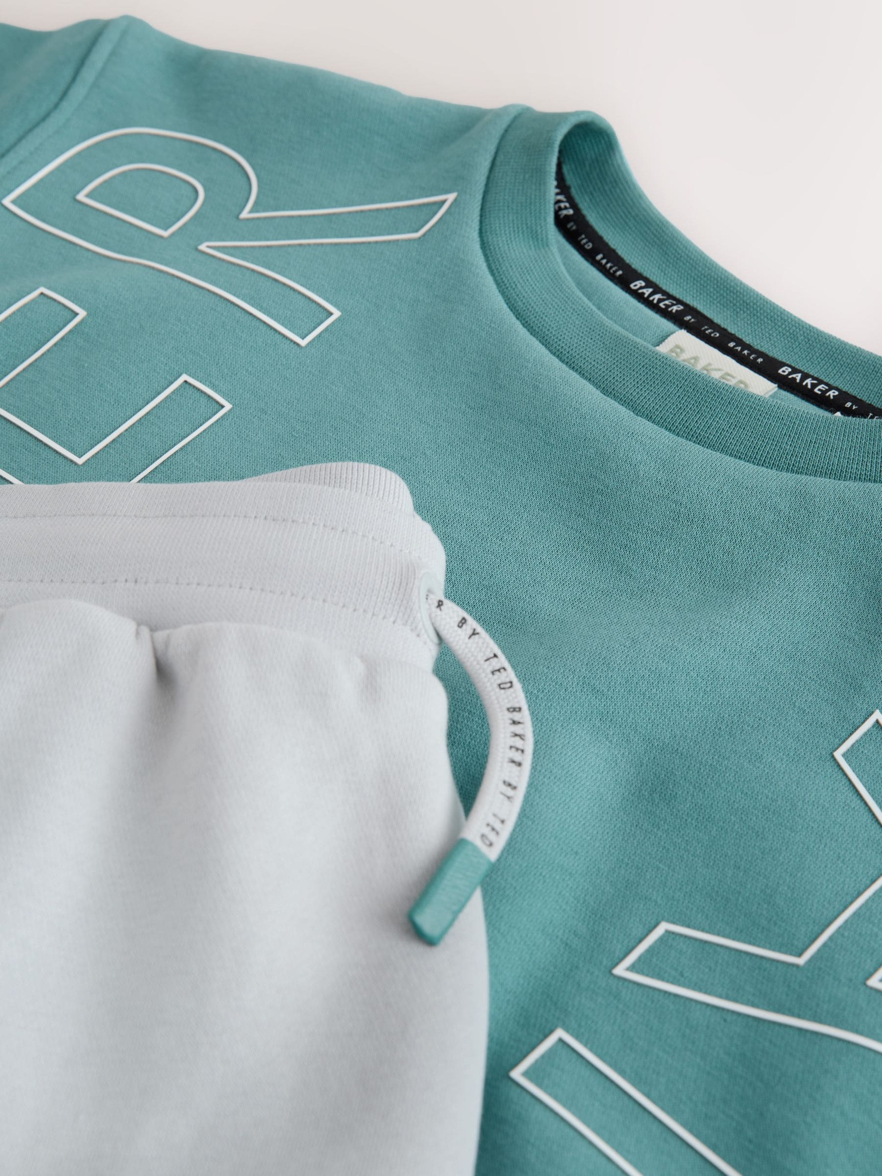 Baker by Ted Baker Oversized Graphic Sweatshirt and Shorts Set