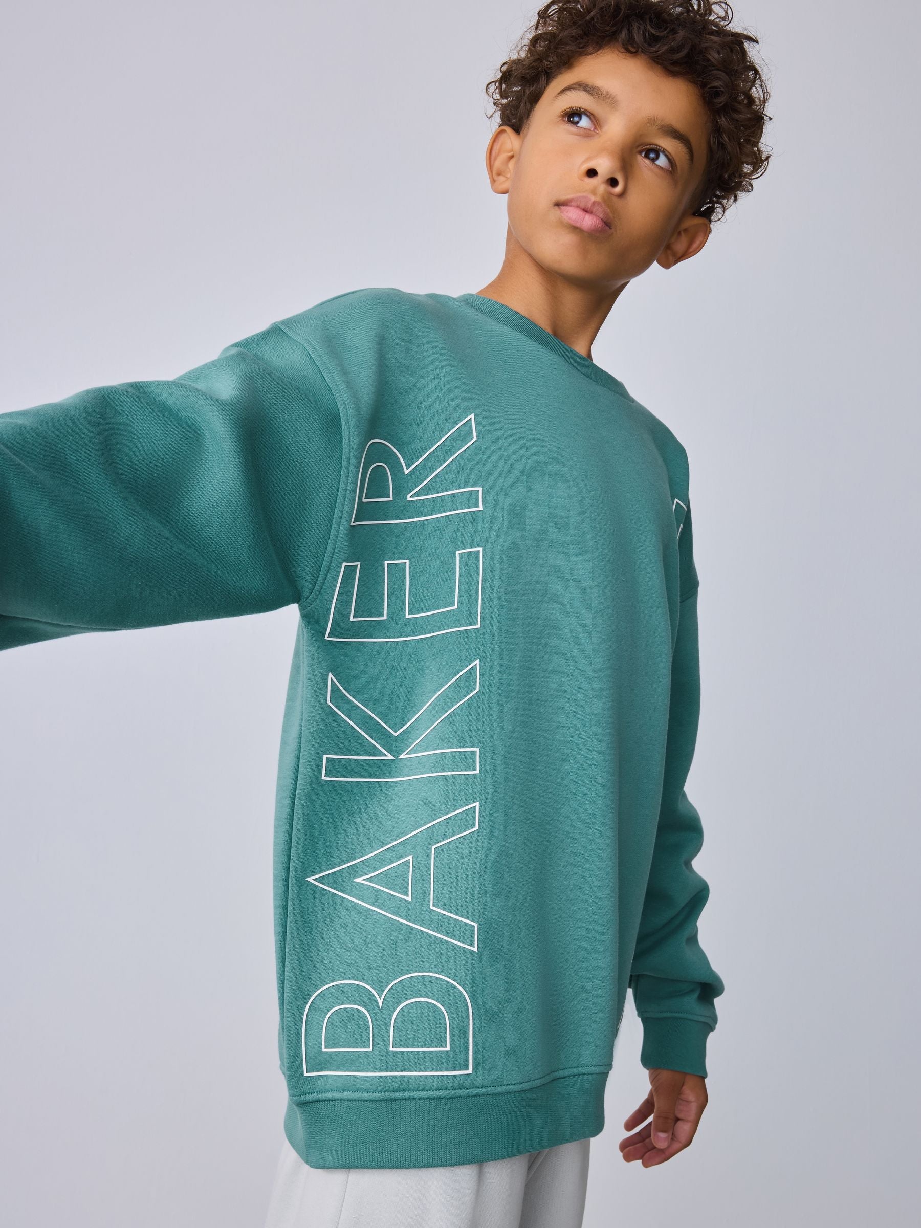 Baker by Ted Baker Oversized Graphic Sweatshirt and Shorts Set