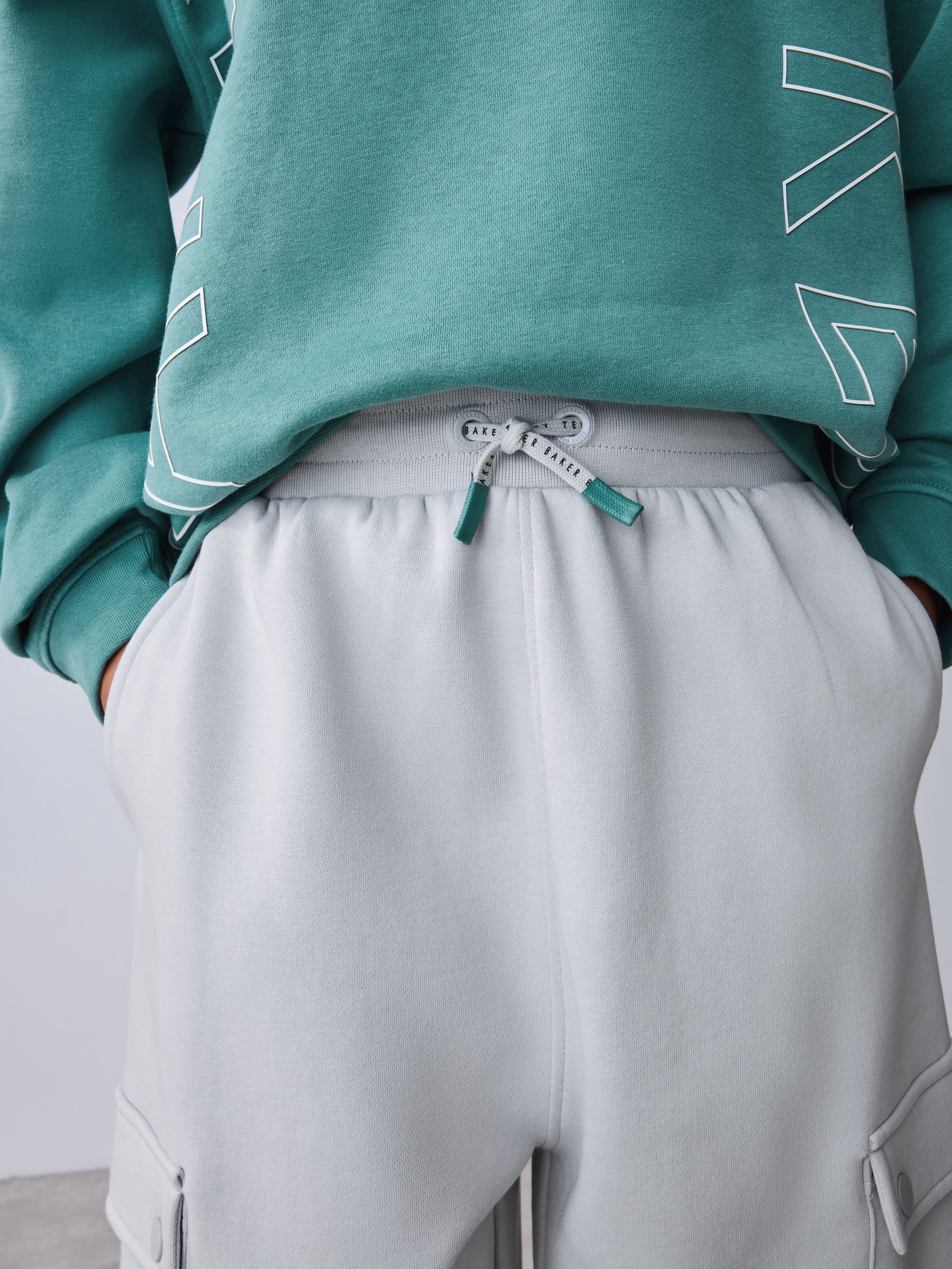 Baker by Ted Baker Oversized Graphic Sweatshirt and Shorts Set