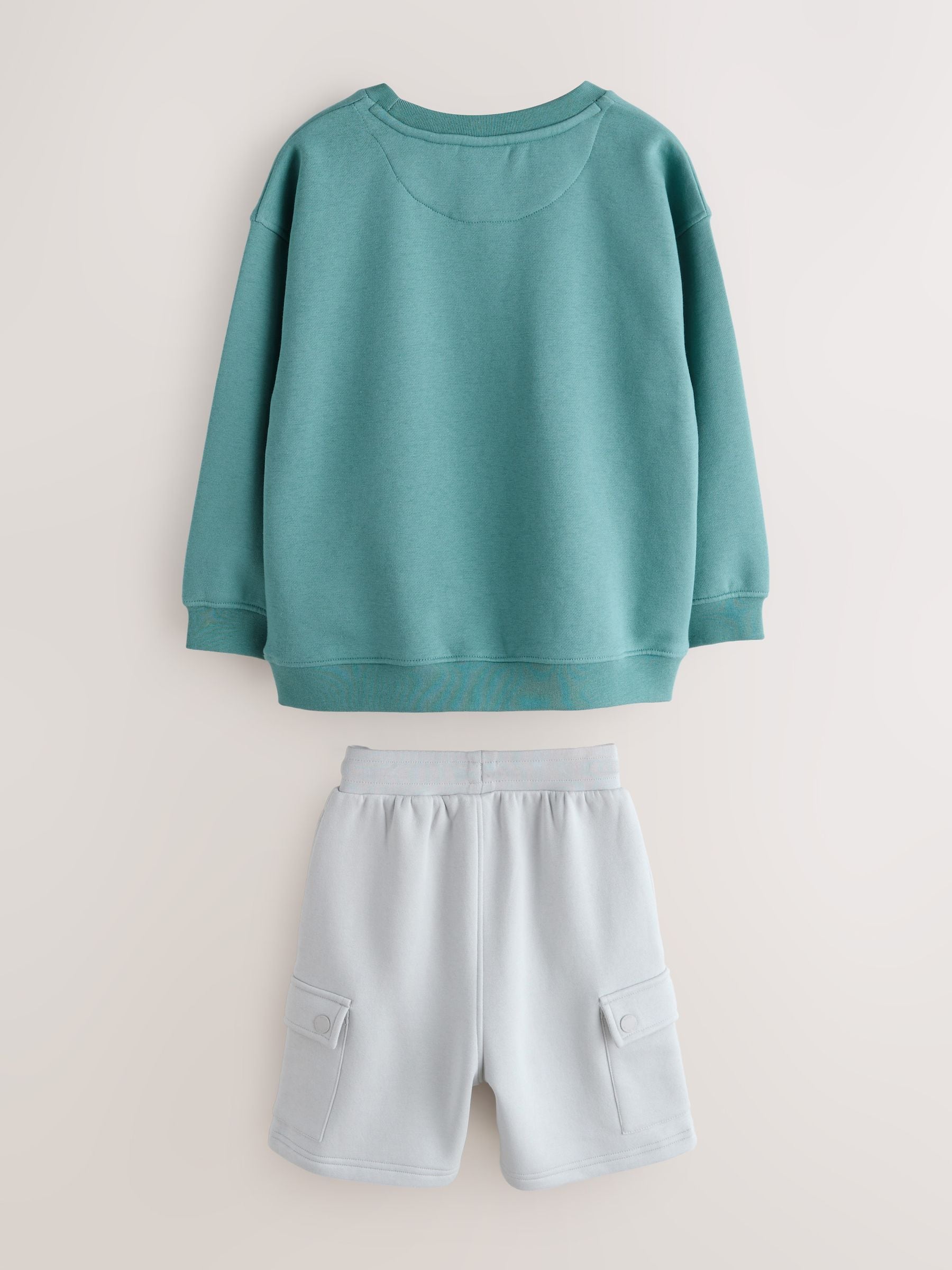 Baker by Ted Baker Oversized Graphic Sweatshirt and Shorts Set