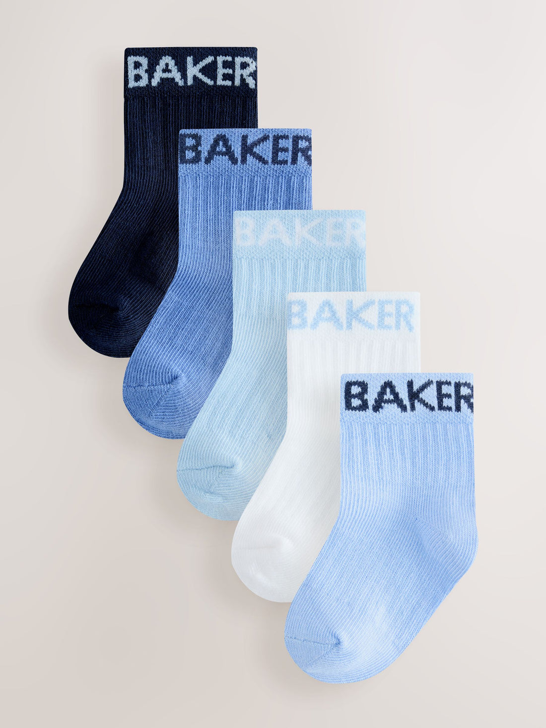 Baker by Ted Baker Baby Socks 5 Pack