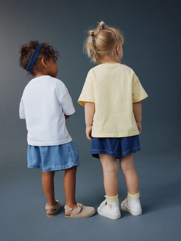 Blue Pullon Denim shorts 2 Pack (3mths-10yrs)