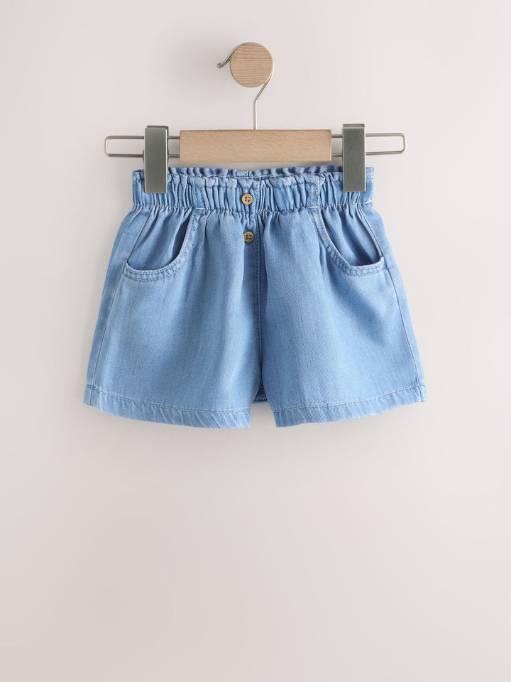 Blue Pullon Denim shorts 2 Pack (3mths-10yrs)