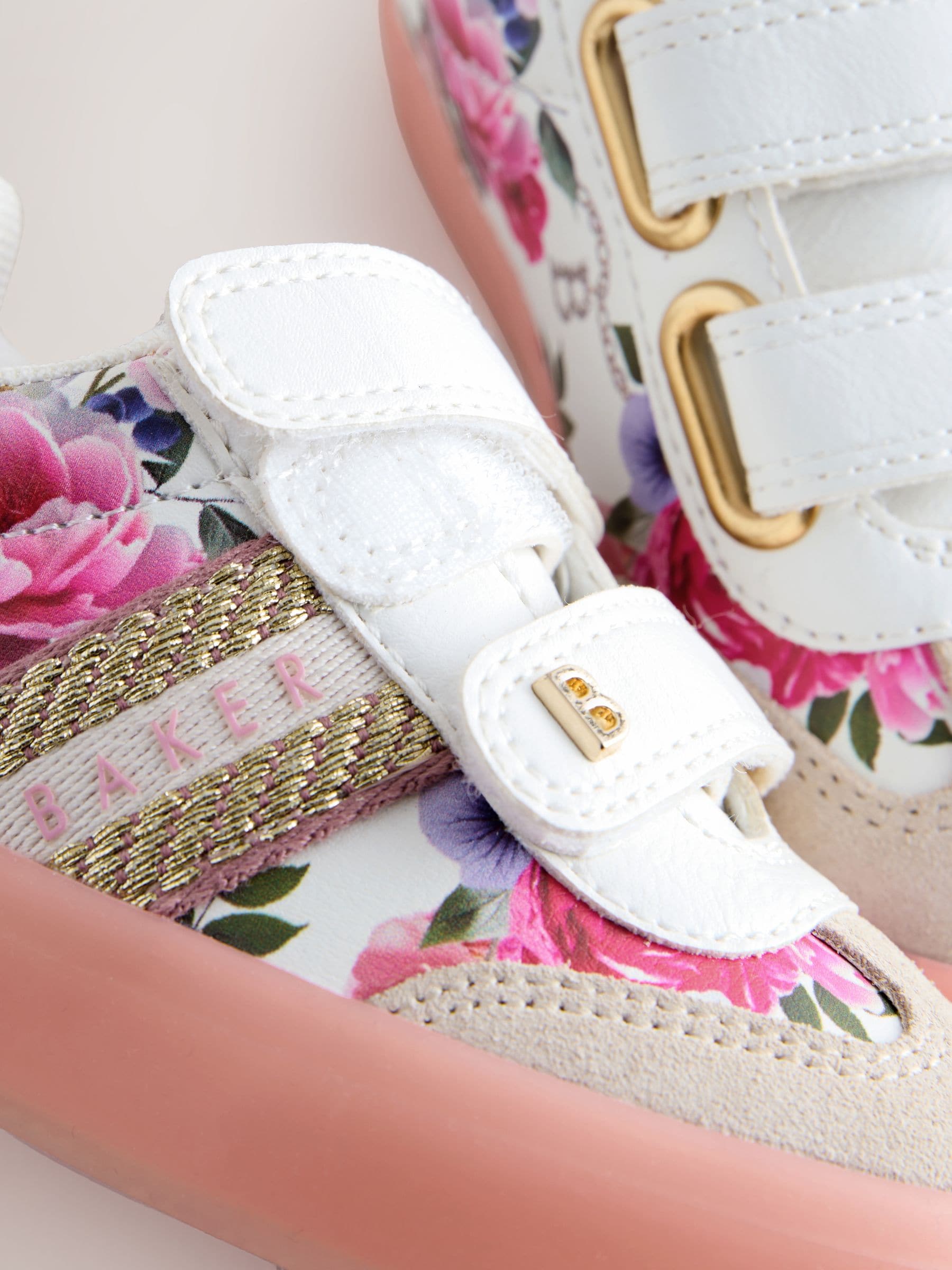 Baker by Ted Baker Tape Trainers with Gum Sole