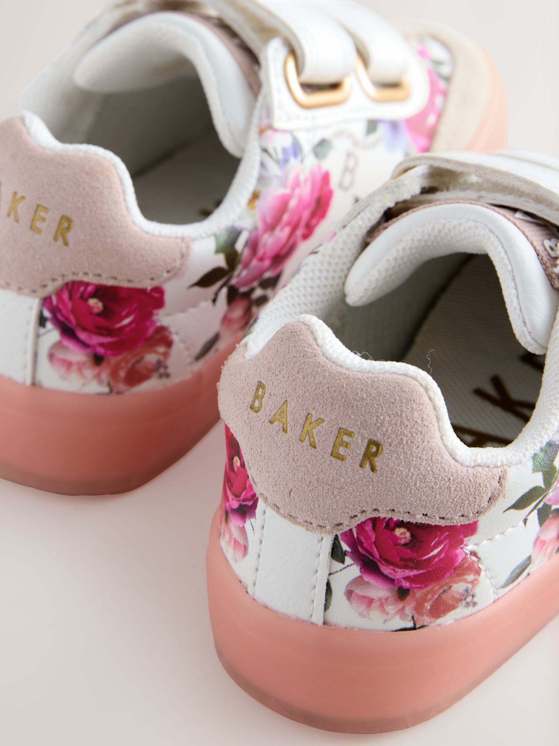 Baker by Ted Baker Tape Trainers with Gum Sole