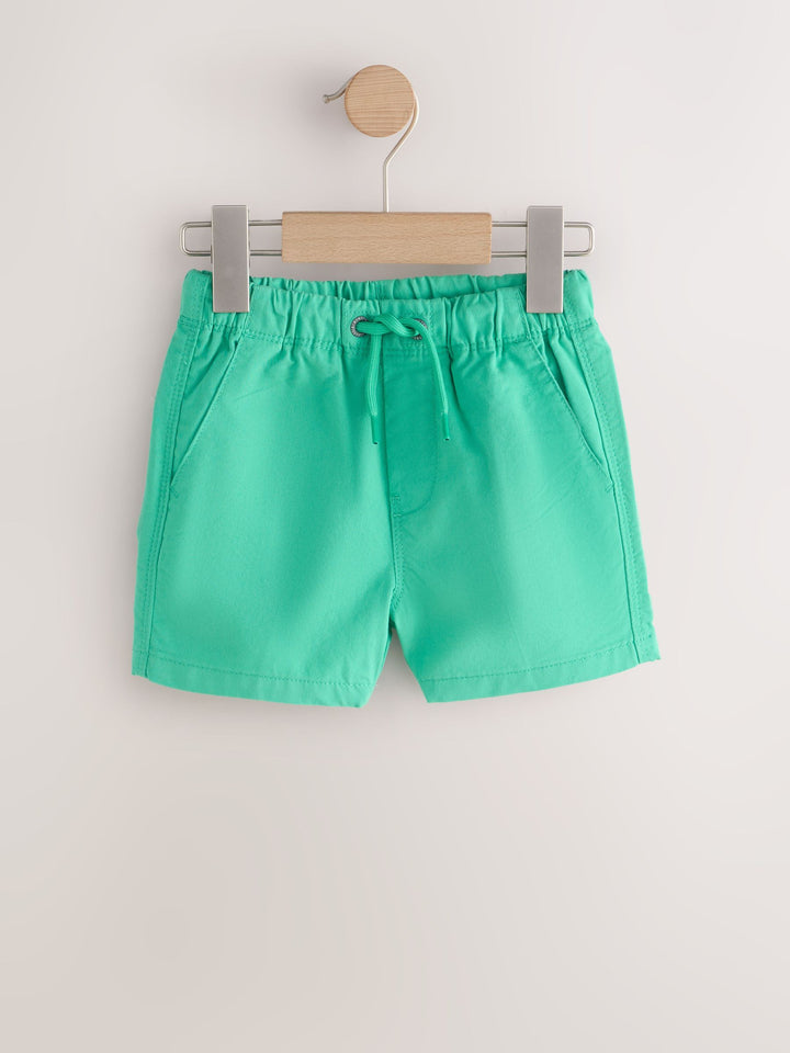 Blue/Red/Green Pull On Shorts 3 Pack (3mths-7yrs)