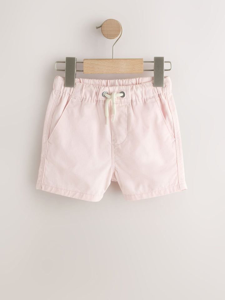 Orange/Yellow/Green/Pink/Blue Pull On Shorts 5 Pack (3mths-7yrs)