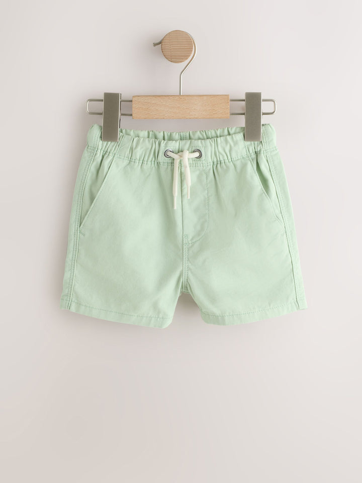 Orange/Yellow/Green/Pink/Blue Pull On Shorts 5 Pack (3mths-7yrs)