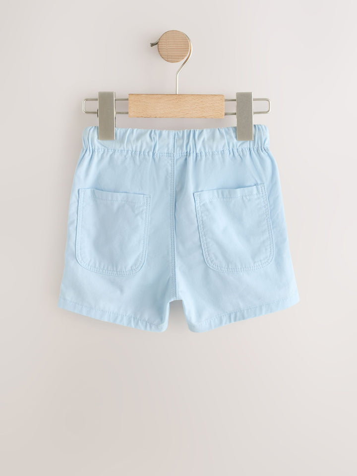 Orange/Yellow/Green/Pink/Blue Pull On Shorts 5 Pack (3mths-7yrs)