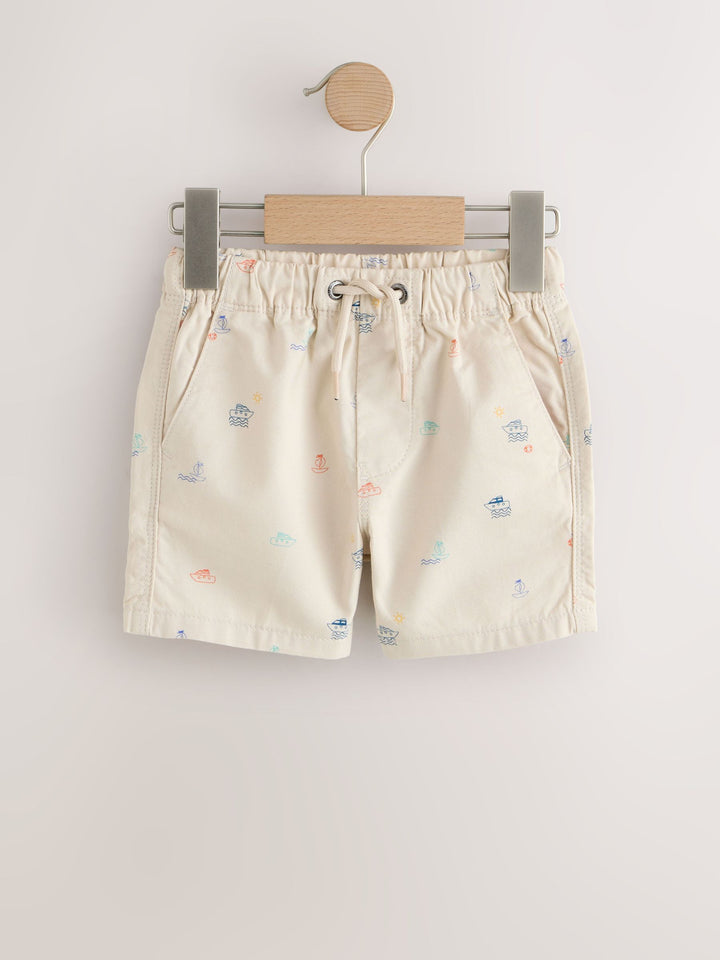 Nautical Sea Pull On Shorts 3 Pack (3mths-7yrs)