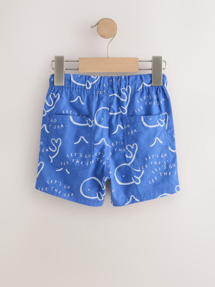 Nautical Sea Pull On Shorts 3 Pack (3mths-7yrs)