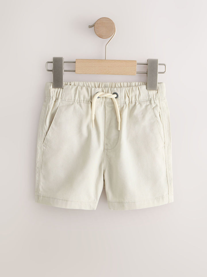 Blue/Neutral/Yellow Pull On Shorts 3 Pack (3mths-7yrs)