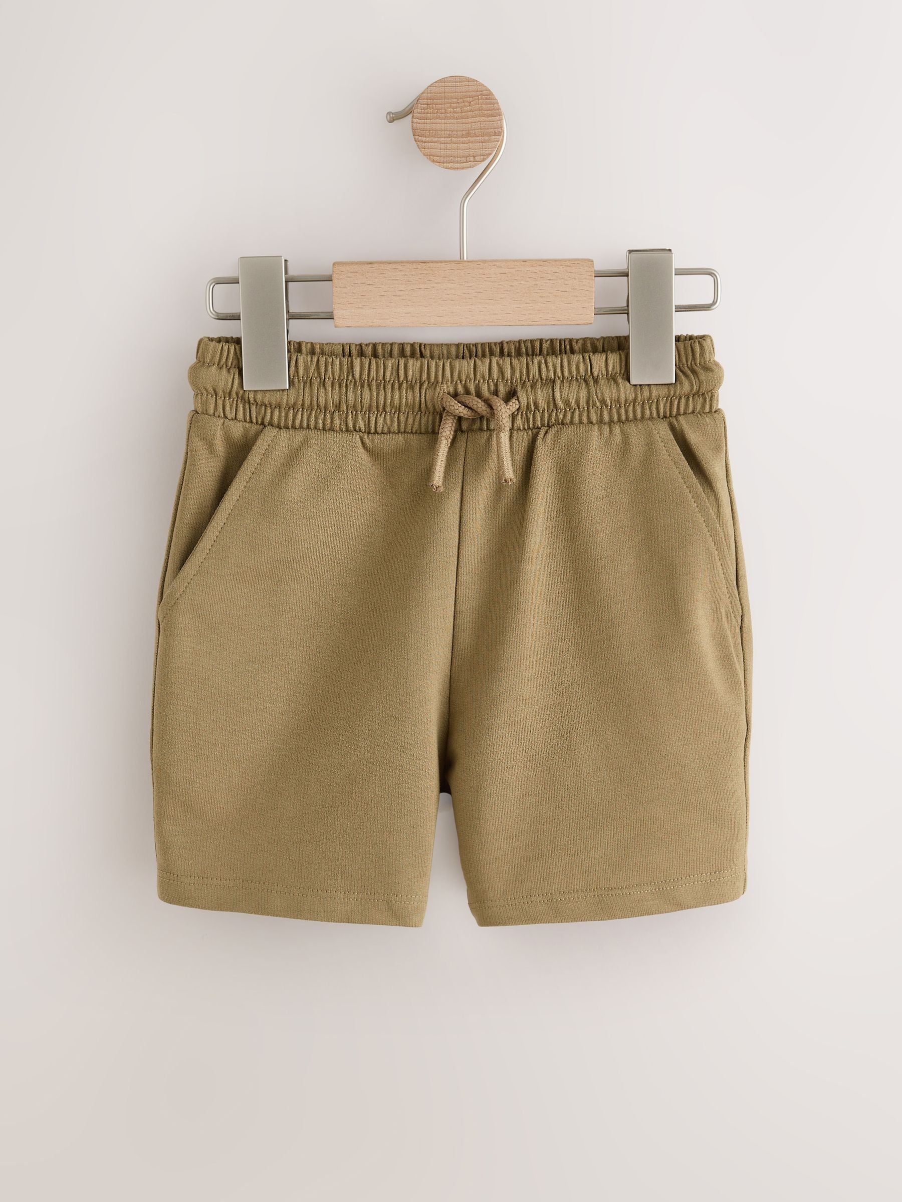 Navy Blue/ Tan/ Ecru/ Stripe Jersey Shorts 5 Pack (3mths-7yrs)