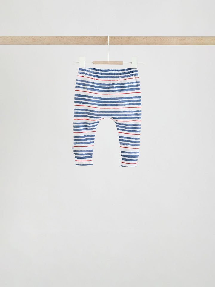 Blue Nautical Baby Top & Leggings 6 Piece Set (0mths-3yrs)