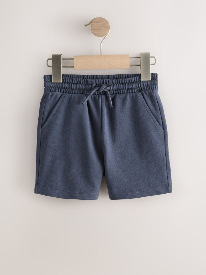 Sage Green Blue And Grey Jersey Shorts 5 Pack (3mths-7yrs)