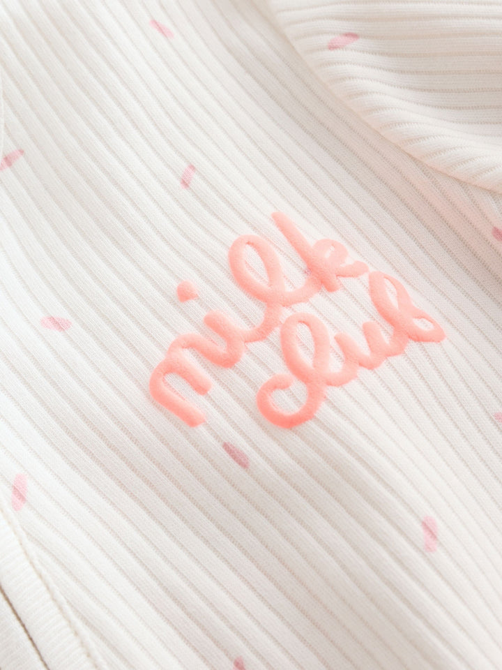 Pink Two Way Zip Baby Sleepsuits 3 Pack (0mths-3yrs)