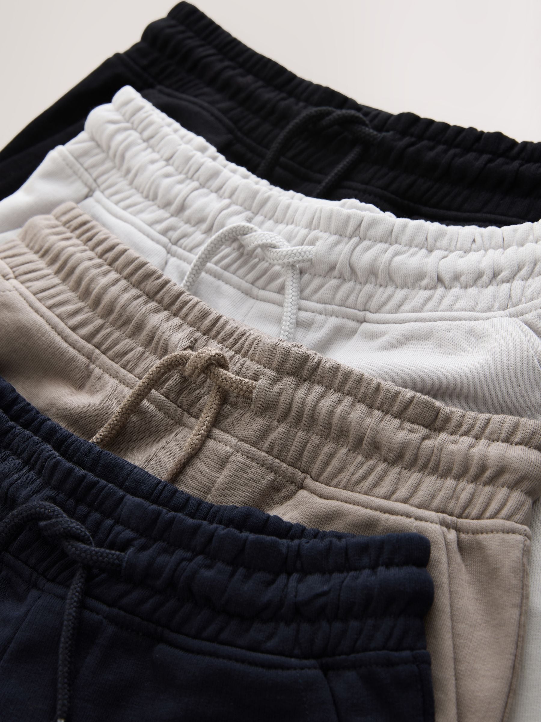 Grey/Stone/Navy/Black Loose Fit Basic Shorts (3-16yrs)