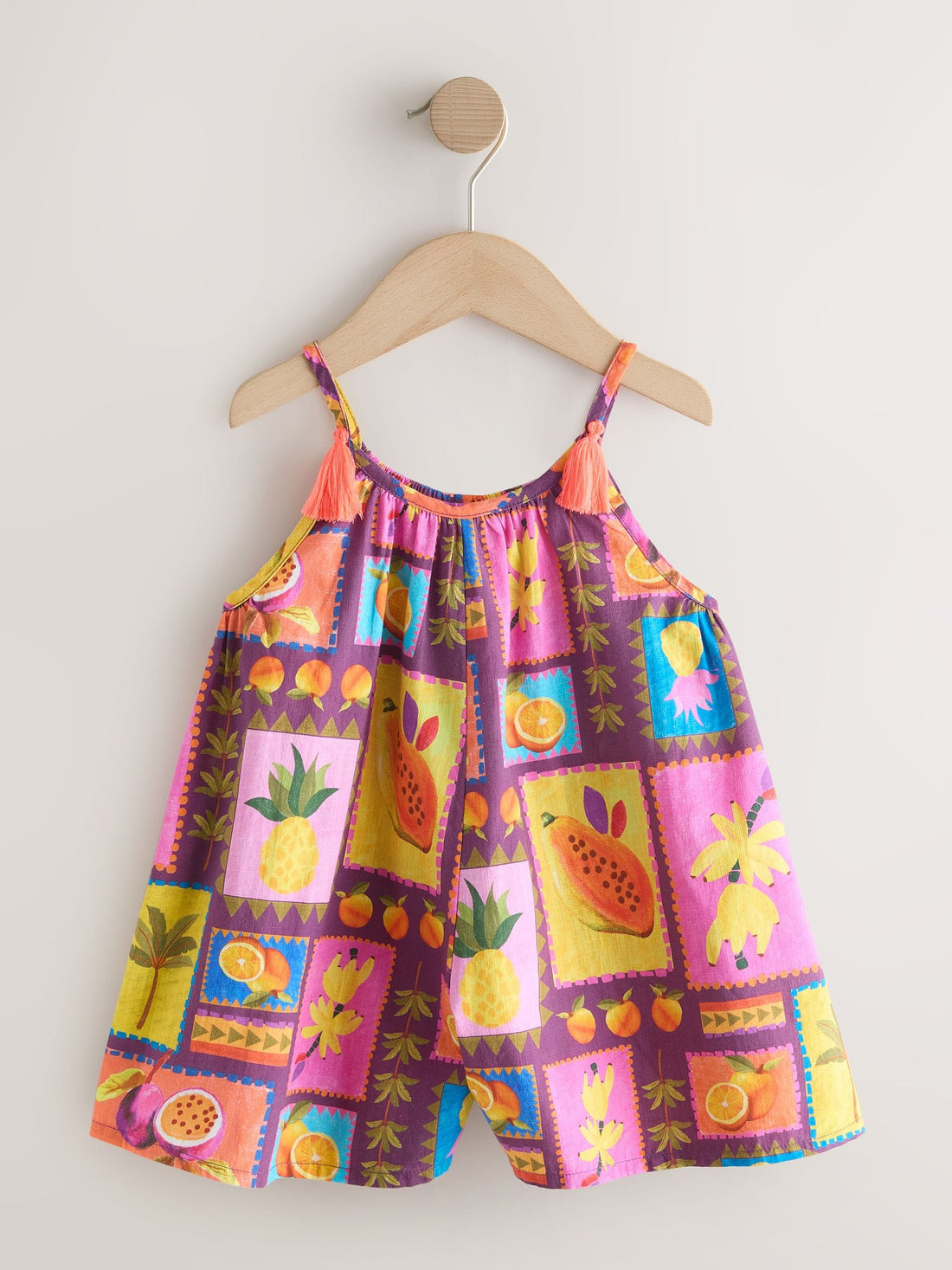 Multi Print Strappy Playsuit (3mths-10yrs)