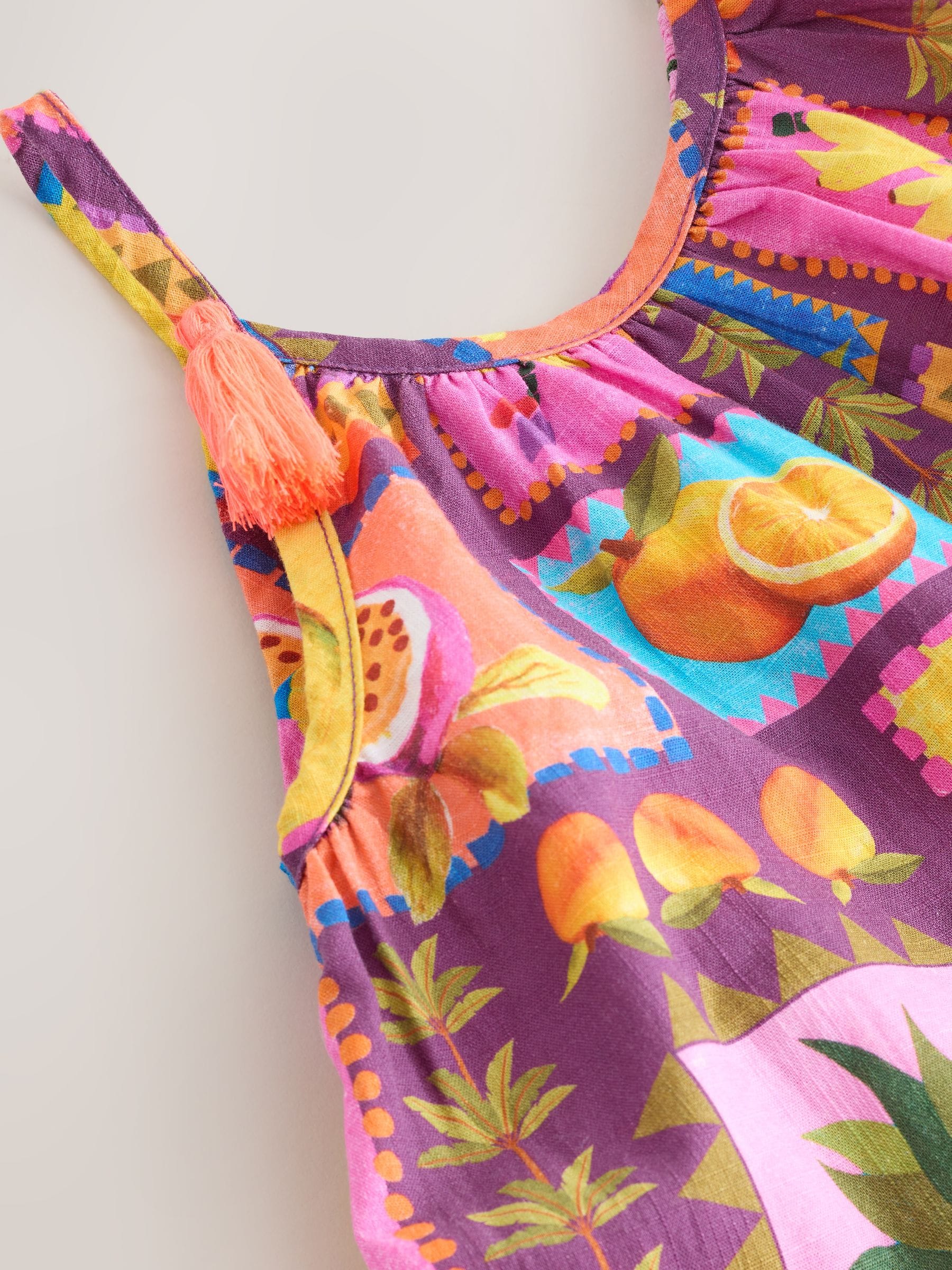 Multi Print Strappy Playsuit (3mths-10yrs)