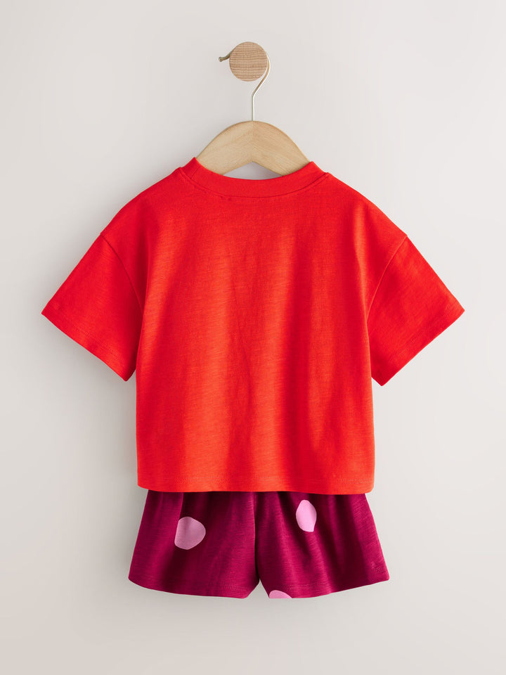 Unicorn Top & Shorts Set 2 Pack (3mths-7yrs)