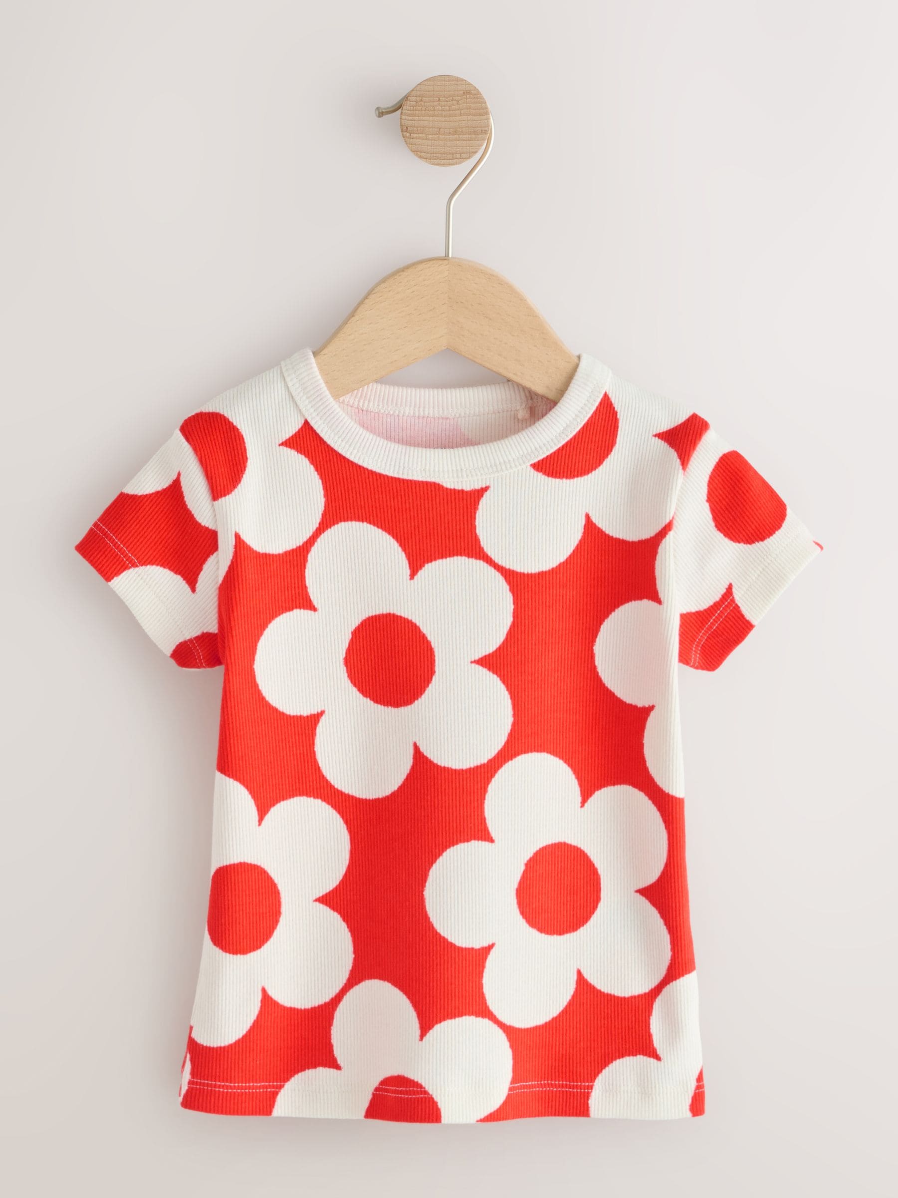 Bright Fruit Ribbed Short Sleeve Tops 5 Pack (3mths-7yrs)