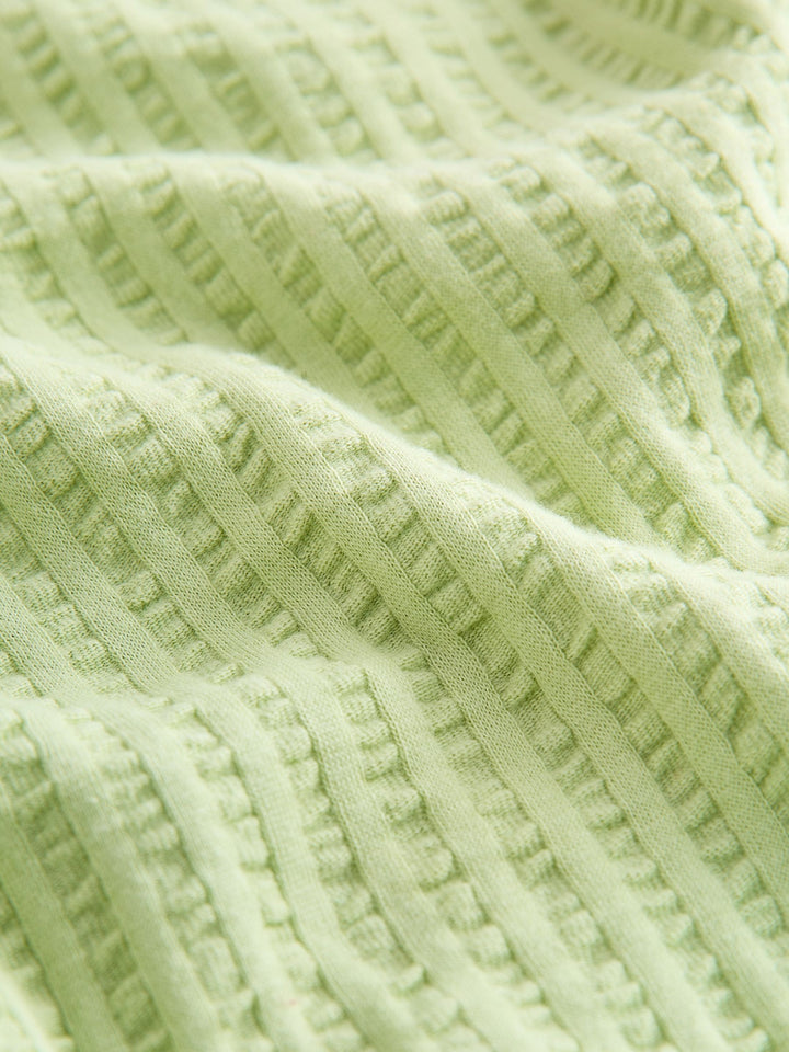 Green Broderie Vest (3mths-7yrs)