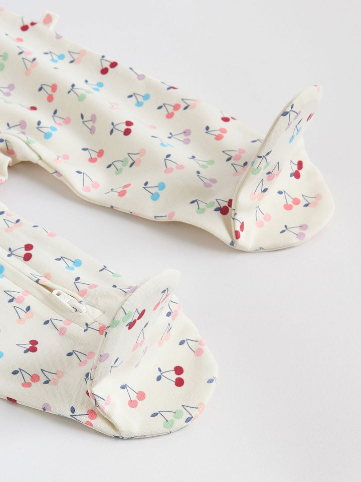 Pastel Two Way Zip Baby Sleepsuits 5 Pack (0mths-2yrs)