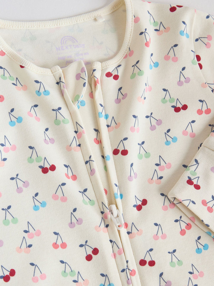 Pastel Two Way Zip Baby Sleepsuits 5 Pack (0mths-2yrs)