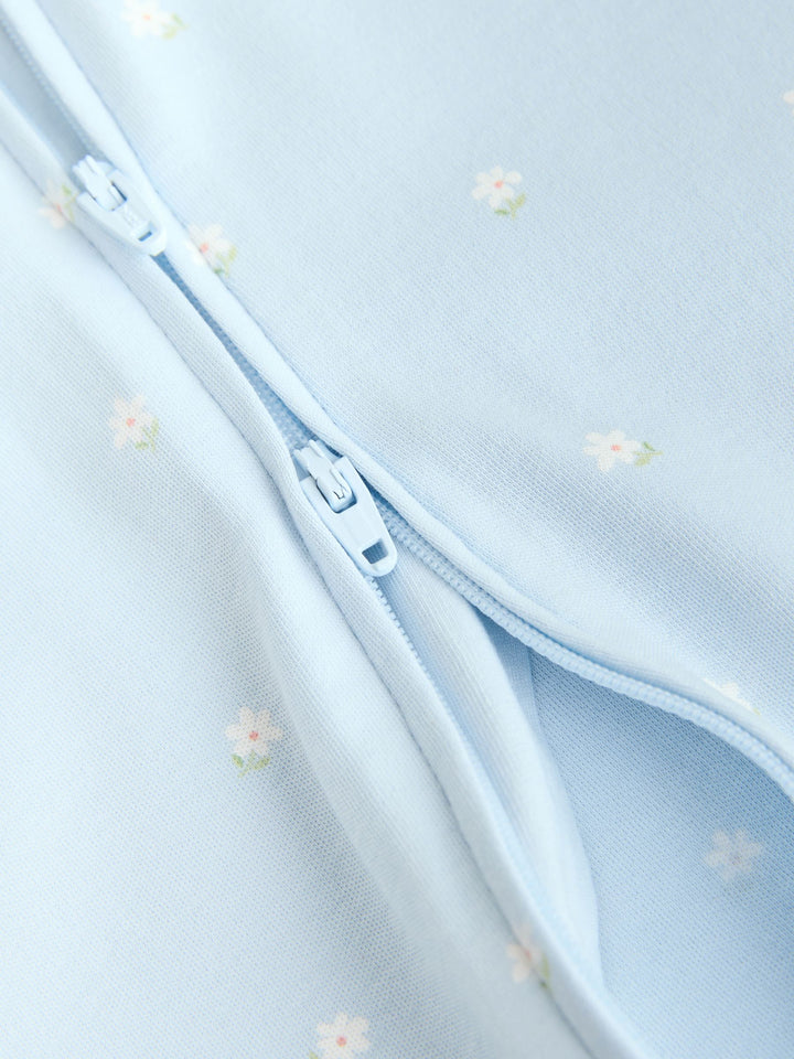 Multi Two Way Zip Baby Sleepsuit 3 Pack (0mths-3yrs)
