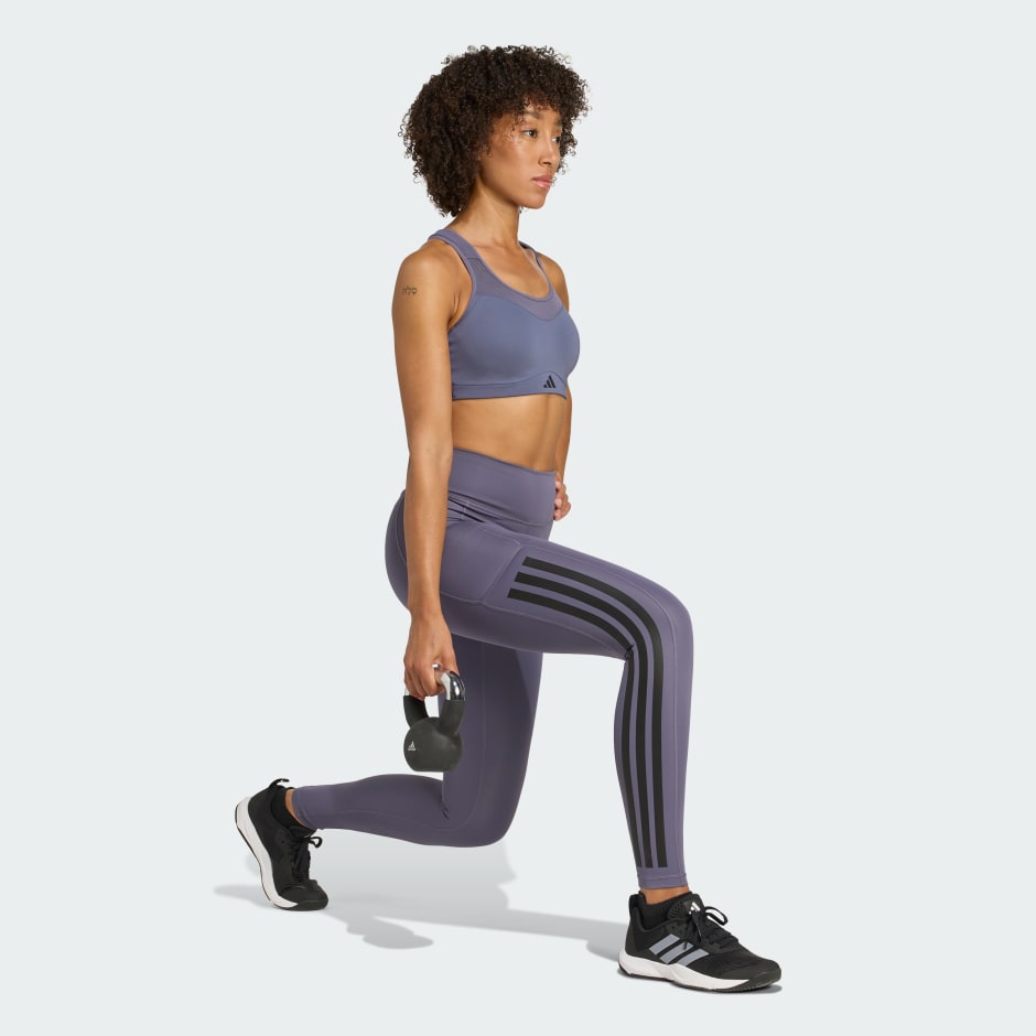 Optimé 3-Stripes Full Length Leggings