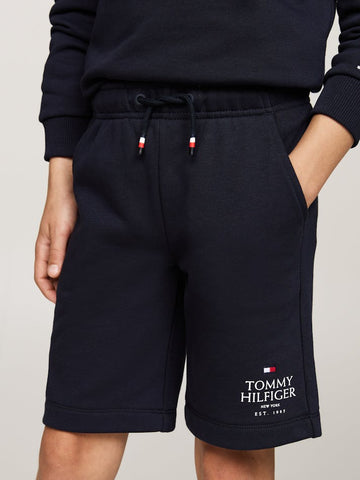 Boys 3-7 Hilfiger Logo Drawstring Sweatshorts