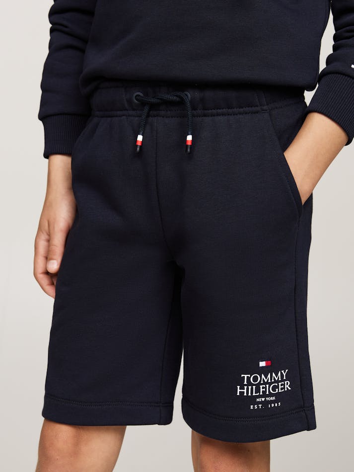 Boys 3-7 Hilfiger Logo Drawstring Sweatshorts