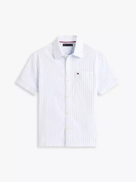 Boys Kids' Stripe Stretch Pocket Shirt Tommy Hilfiger