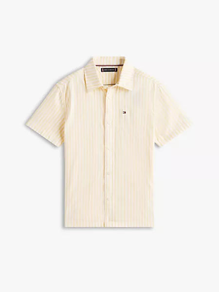 Boys Kids' Stripe Stretch Pocket Shirt Tommy Hilfiger