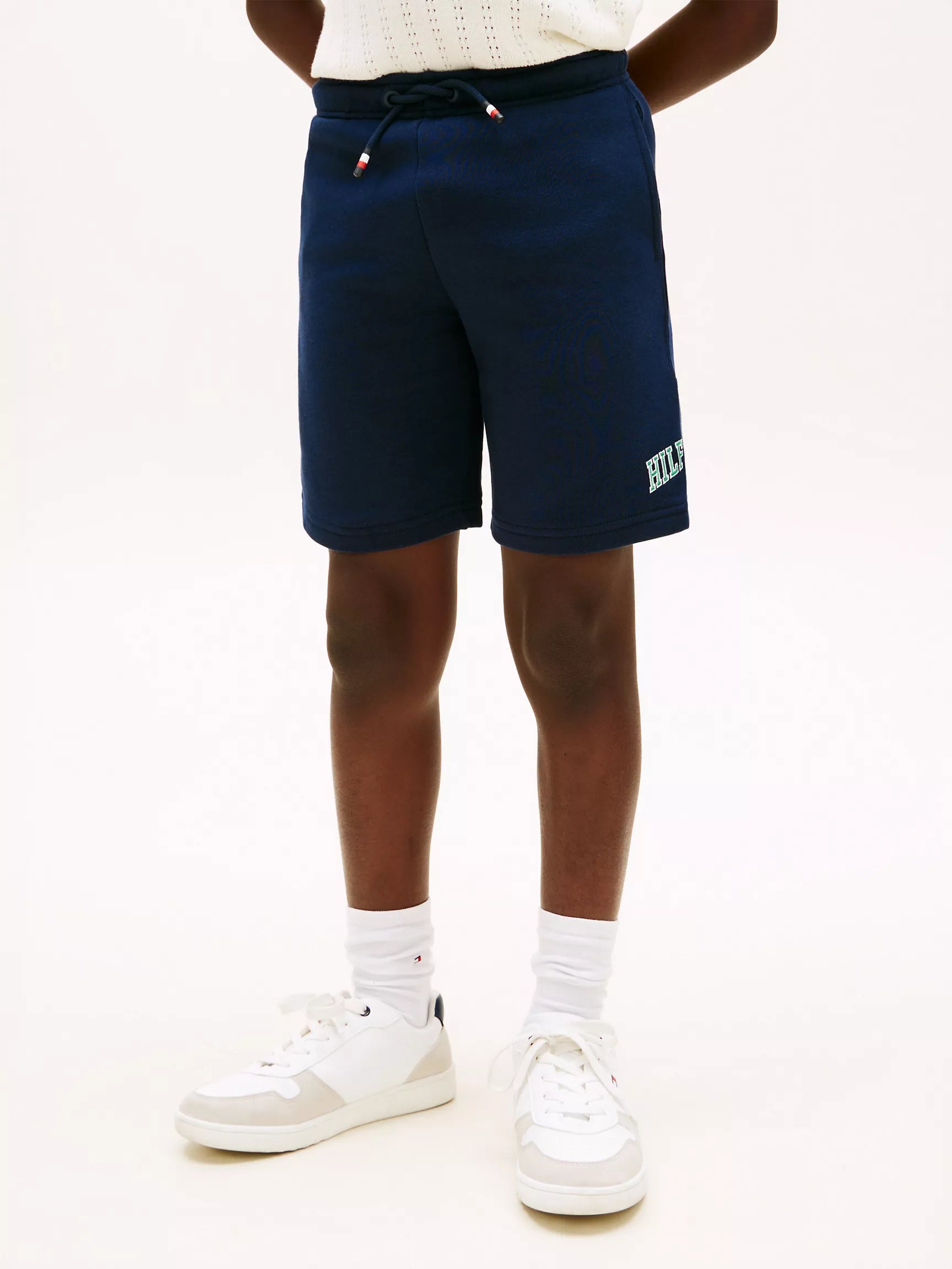 Kids' Hilfiger Logo Wide Leg Sweatshort